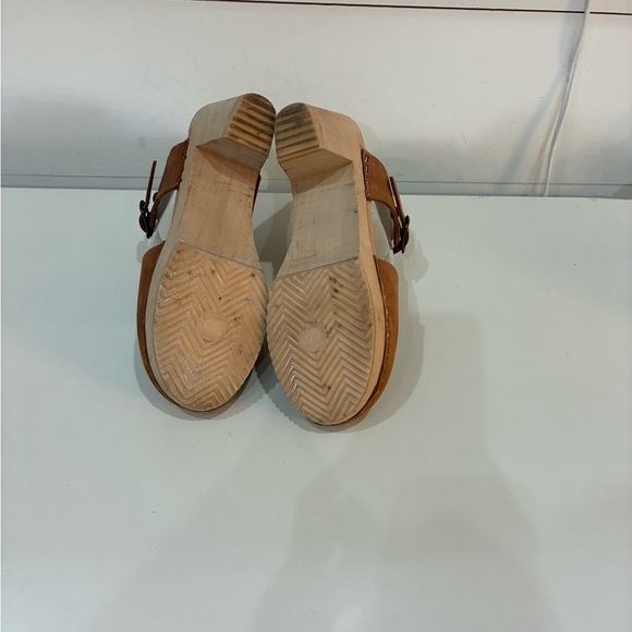 Ninaz Swedish Clog Sandals | Youth Size 3 | Suede & Wood good used condition - Picture 5 of 8